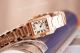 Swiss Grade Clone Cartier Tank Anglaise Silver Roman Rose Gold Diamond Bezel (3)_th.jpg